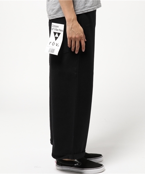 rovtski（ロフトスキー）の「rovtski 【トレンドのワイドパンツ】 ウールガウチョパンツ/8B15092601（その他パンツ・メンズ・グレー/ブラック/カーキ・MEDIUM/LARGE）」の4枚目の写真