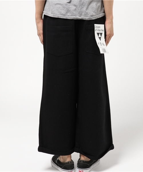 rovtski（ロフトスキー）の「rovtski 【トレンドのワイドパンツ】 ウールガウチョパンツ/8B15092601（その他パンツ・メンズ・グレー/ブラック/カーキ・MEDIUM/LARGE）」の5枚目の写真