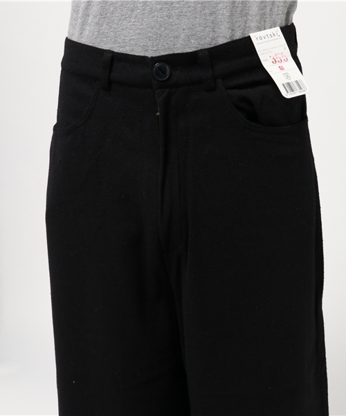 rovtski（ロフトスキー）の「rovtski 【トレンドのワイドパンツ】 ウールガウチョパンツ/8B15092601（その他パンツ・メンズ・グレー/ブラック/カーキ・MEDIUM/LARGE）」の7枚目の写真