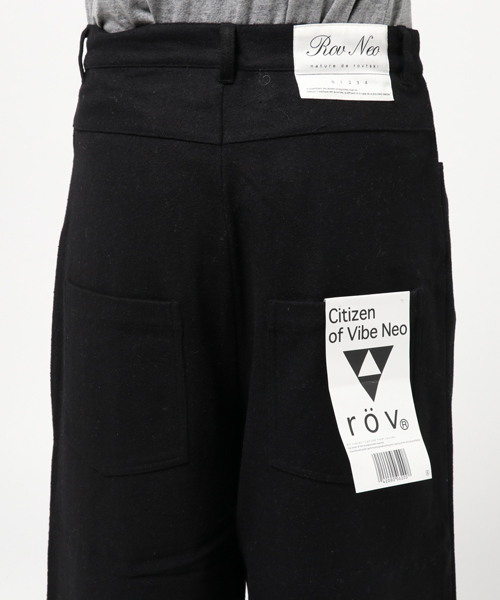 rovtski（ロフトスキー）の「rovtski 【トレンドのワイドパンツ】 ウールガウチョパンツ/8B15092601（その他パンツ・メンズ・グレー/ブラック/カーキ・MEDIUM/LARGE）」の8枚目の写真