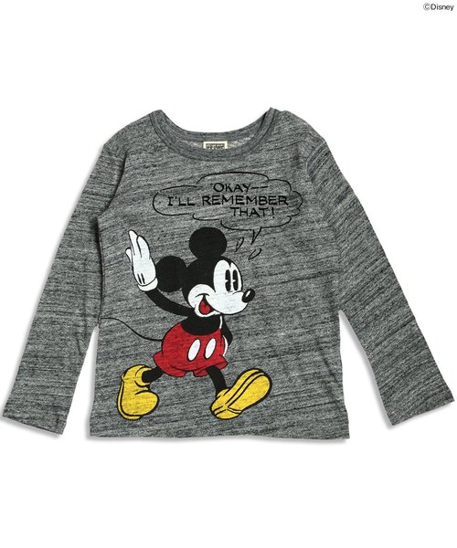 F.O.KIDS(エフオーキッズ)の「Disney(ディズニー)4柄ミッキーTシャツ(Tシャツ/カットソー・キッズ・グレー/イエロー/ブルー/キナリ・90/80/130/100/120/110/140/95)」の3枚目の写真