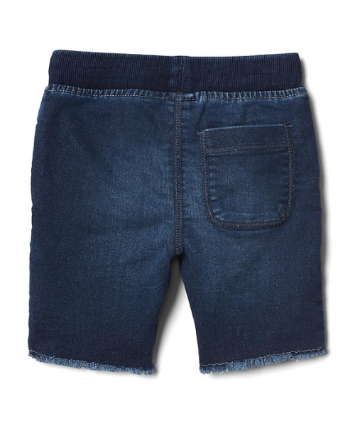 GAP(ギャップ)の「Gap スーパーソフト デニムジョガー ショートパンツ(デニムパンツ・キッズ・ダークインディゴブルー・100cm/90cm/105cm/95cm/110cm/80cm)」の2枚目の写真