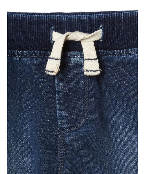 GAP(ギャップ)の「Gap スーパーソフト デニムジョガー ショートパンツ(デニムパンツ・キッズ・ダークインディゴブルー・100cm/90cm/105cm/95cm/110cm/80cm)」の3枚目の写真