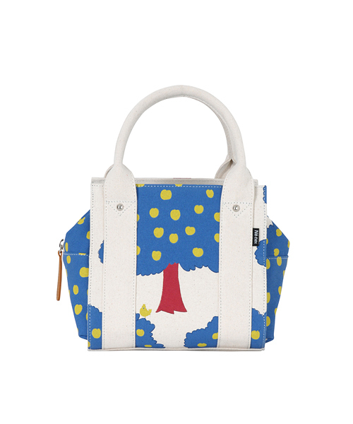 Ne-net(ネネット)の「(S)ハートりんごキャラメルバッグ(ハンドバッグ・レディース・ライトブルー/ブルー・FREE/フリー)」の2枚目の写真