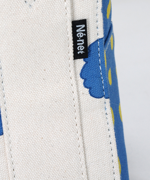 Ne-net(ネネット)の「(S)ハートりんごキャラメルバッグ(ハンドバッグ・レディース・ライトブルー/ブルー・FREE/フリー)」の5枚目の写真