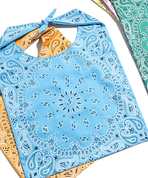 WEGO（ウィゴー）の「WEGO/ペイズリートートバッグ（トートバッグ・レディース・ネイビー/レッド/ホワイト/ブラック/サックスブルー/イエロー/オレンジ/パープル/グリーン/ライトピンク・FREE）」の6枚目の写真