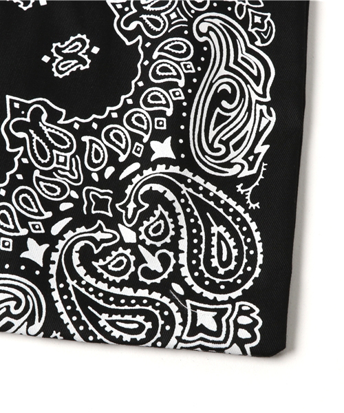 WEGO（ウィゴー）の「WEGO/ペイズリートートバッグ（トートバッグ・レディース・ネイビー/レッド/ホワイト/ブラック/サックスブルー/イエロー/オレンジ/パープル/グリーン/ライトピンク・FREE）」の13枚目の写真