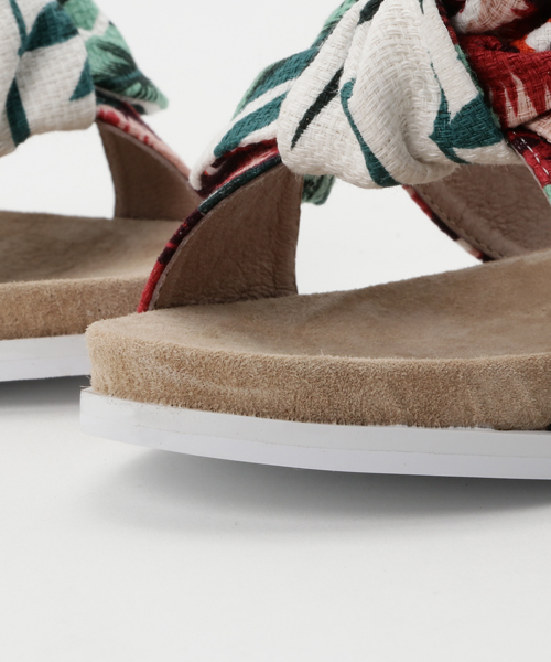 ORiental TRaffic（オリエンタルトラフィック）の「春夏新作★リボンサンダル★7215（サンダル・レディース・ガンメタ/ブラック/レインボー・LL/S/L/M）」の8枚目の写真