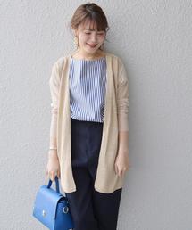 SHIPS | コットンレーヨンペーパーリボンカーディガン◇(カーディガン/ボレロ)