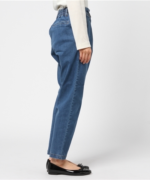 PUNYUS（プニュズ）の「テーパードパンツ（その他パンツ・レディース・インディゴブルー/ネイビー/ベージュ/ブラック・3/4/2/1）」の10枚目の写真