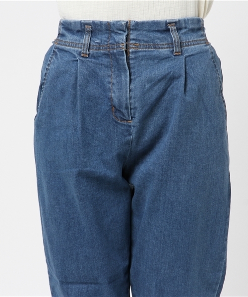 PUNYUS（プニュズ）の「テーパードパンツ（その他パンツ・レディース・インディゴブルー/ネイビー/ベージュ/ブラック・3/4/2/1）」の11枚目の写真