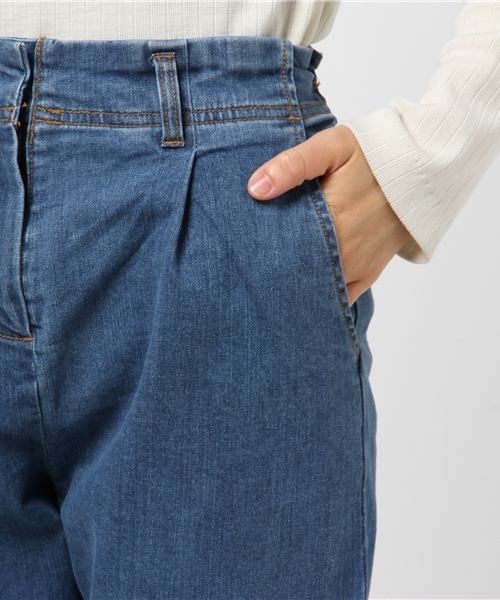 PUNYUS（プニュズ）の「テーパードパンツ（その他パンツ・レディース・インディゴブルー/ネイビー/ベージュ/ブラック・3/4/2/1）」の13枚目の写真