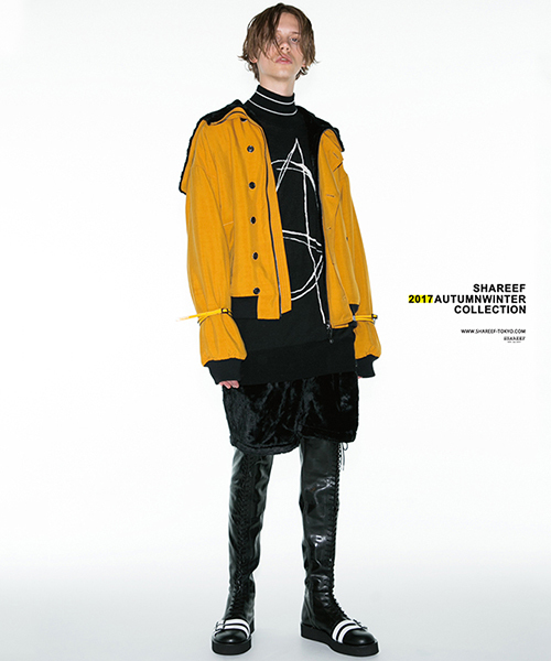 SHAREEF(シャリーフ)の「RACEUP KNEE-HIGH BOOTS(ブーツ・メンズ・ブラック・1/2/3)」の4枚目の写真