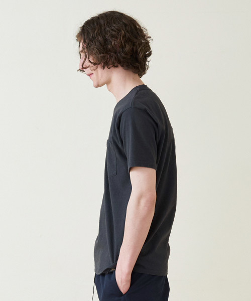 A.TAKA(アタカ)の「POCKET TEE(Tシャツ/カットソー・メンズ・チャコール/ホワイト/グリーン・2/3/1/4)」の15枚目の写真