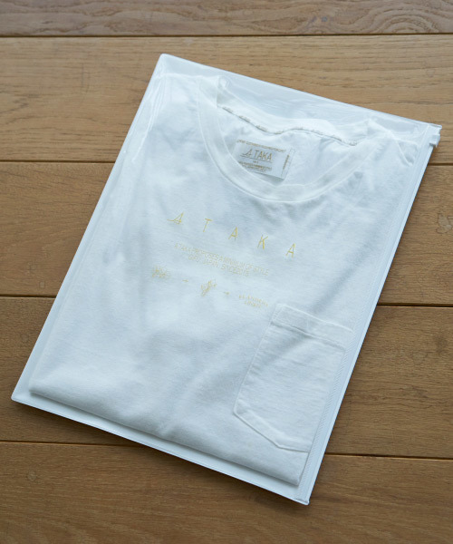 A.TAKA(アタカ)の「POCKET TEE(Tシャツ/カットソー・メンズ・チャコール/ホワイト/グリーン・2/3/1/4)」の8枚目の写真