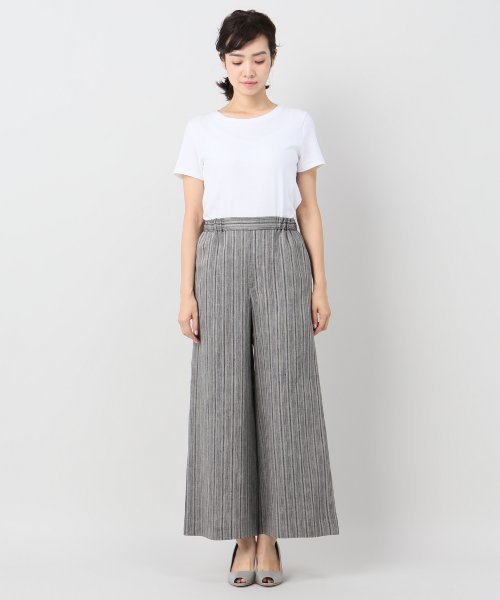 plage（プラージュ）の「Linen ワイドパンツ◆（その他パンツ・レディース・アイボリー/マルチ・38/36）」の8枚目の写真
