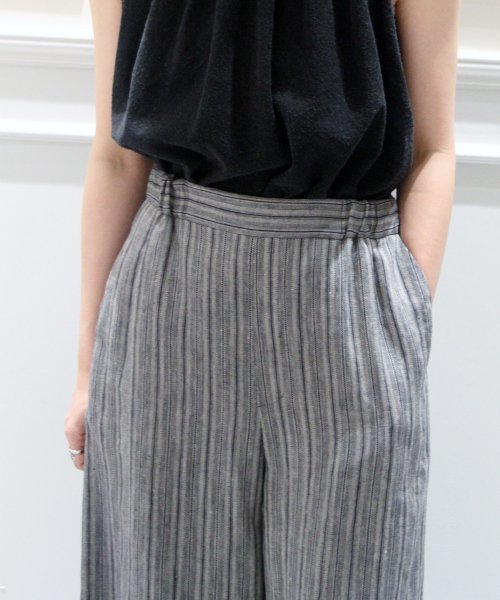 plage（プラージュ）の「Linen ワイドパンツ◆（その他パンツ・レディース・アイボリー/マルチ・38/36）」の16枚目の写真