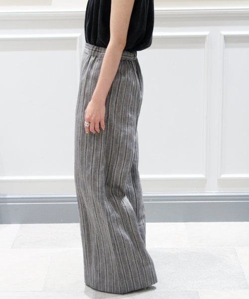 plage（プラージュ）の「Linen ワイドパンツ◆（その他パンツ・レディース・アイボリー/マルチ・38/36）」の18枚目の写真