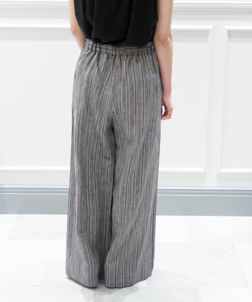 plage（プラージュ）の「Linen ワイドパンツ◆（その他パンツ・レディース・アイボリー/マルチ・38/36）」の19枚目の写真