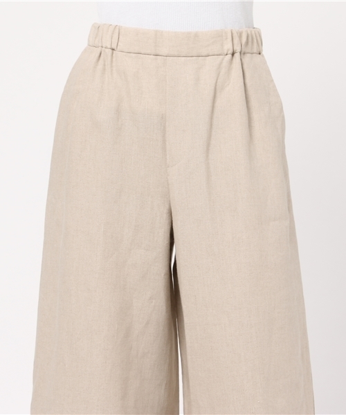 plage（プラージュ）の「Linen ワイドパンツ◆（その他パンツ・レディース・アイボリー/マルチ・38/36）」の6枚目の写真