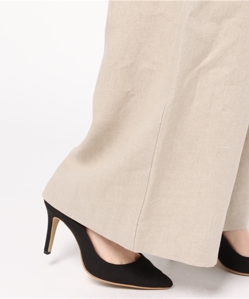 plage（プラージュ）の「Linen ワイドパンツ◆（その他パンツ・レディース・アイボリー/マルチ・38/36）」の10枚目の写真