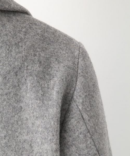 A part by（アパートバイ）の「casheepWチェスターコート 759745 （チェスターコート・レディース・ブラウン/ブラック/ライトブルー/グレー・LARGE/MEDIUM）」の16枚目の写真