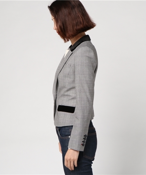 LOVELESS(ラブレス)の「◆雑誌掲載◆【LOVELESS】WOMENS ウォームグレンチェックジャケット(テーラードジャケット・レディース・トップグレー・34/36)」の8枚目の写真