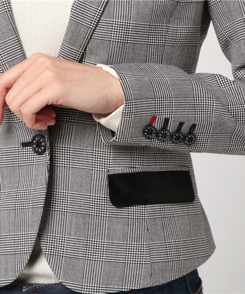 LOVELESS(ラブレス)の「◆雑誌掲載◆【LOVELESS】WOMENS ウォームグレンチェックジャケット(テーラードジャケット・レディース・トップグレー・34/36)」の12枚目の写真