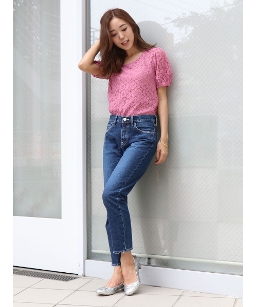 dazzlin(ダズリン)の「ORIGINAL BOYS DENIM(デニムパンツ・レディース・ライトブルー/ブルー・23inch/25inch/24inch/26inch)」の22枚目の写真