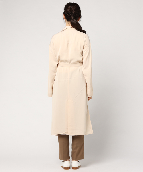 MURUA(ムルーア)の「オーバールーズテロンチ(トレンチコート・レディース・ベージュ・FREE)」の4枚目の写真