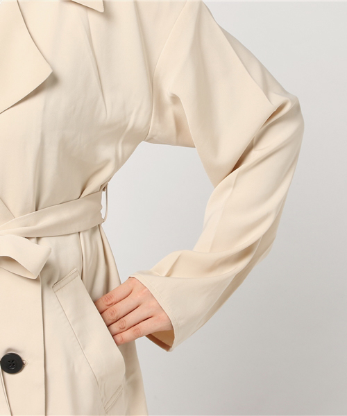 MURUA(ムルーア)の「オーバールーズテロンチ(トレンチコート・レディース・ベージュ・FREE)」の6枚目の写真