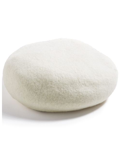 QUEENHEAD（クイーンヘッド）の「ゆったりリブベレー帽（ハンチング/ベレー帽・レディース・ブラック/グレー/チャコール/ベージュ/カーキ/ブルー系その他/ワイン/モスグリーン/ネイビー/グレイッシュベージュ/ブルー系その他2/オフホワイト/テラコッタ/ライラック/イエロー系その他/ブラウン/モカ/ベージュ系・FREE）」の20枚目の写真