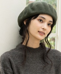 新品未開封⭐︎familiar ベレー帽 ダークグリーン チェック柄 楽天市場】ベレー帽 緑の通販