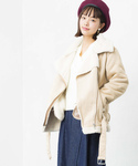 WEGO(ウィゴー)の「ジャケット/アウター(ムートンコート)」