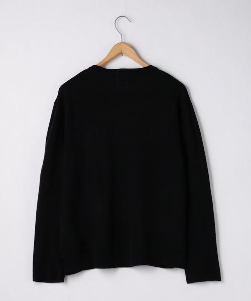 coen(コーエン)の「ミラノリブクルーネックニット(ニット/セーター・メンズ・ネイビー/オフホワイト・X-LARGE/LARGE/MEDIUM/SMALL)」の10枚目の写真
