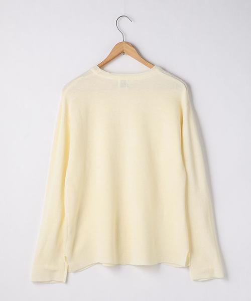 coen(コーエン)の「ミラノリブクルーネックニット(ニット/セーター・メンズ・ネイビー/オフホワイト・X-LARGE/LARGE/MEDIUM/SMALL)」の9枚目の写真