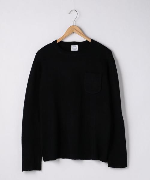 coen(コーエン)の「ミラノリブクルーネックニット(ニット/セーター・メンズ・ネイビー/オフホワイト・X-LARGE/LARGE/MEDIUM/SMALL)」の14枚目の写真
