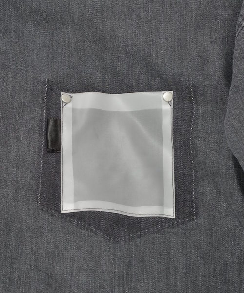 SUPERTHANKS(スーパーサンクス)の「デニムシャツ(シャツ/ブラウス・メンズ・ブラック/ライトブルー/インディゴブルー・M/L/S)」の8枚目の写真