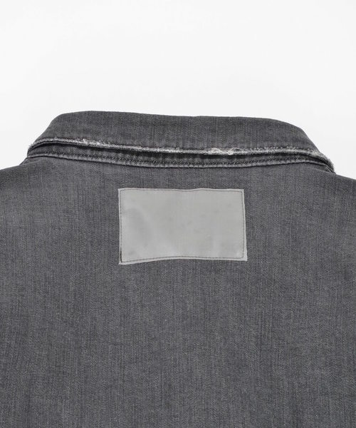 SUPERTHANKS(スーパーサンクス)の「デニムシャツ(シャツ/ブラウス・メンズ・ブラック/ライトブルー/インディゴブルー・M/L/S)」の10枚目の写真