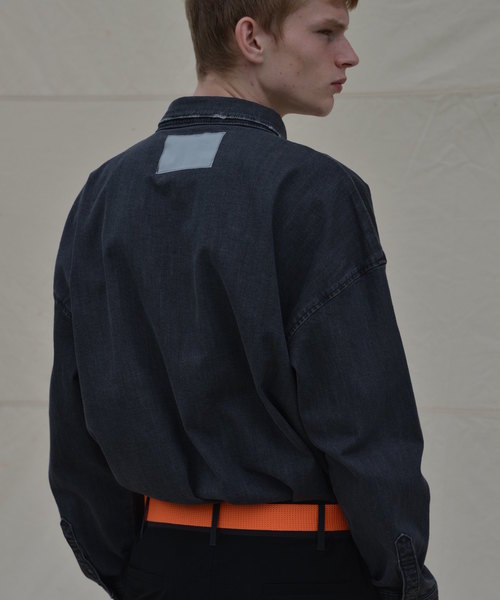 SUPERTHANKS(スーパーサンクス)の「デニムシャツ(シャツ/ブラウス・メンズ・ブラック/ライトブルー/インディゴブルー・M/L/S)」の12枚目の写真