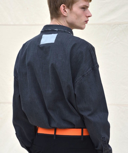 SUPERTHANKS(スーパーサンクス)の「デニムシャツ(シャツ/ブラウス・メンズ・ブラック/ライトブルー/インディゴブルー・M/L/S)」の18枚目の写真