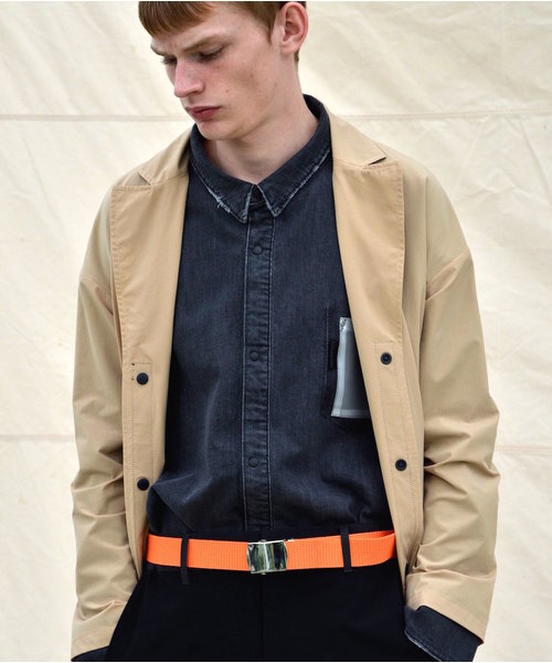 SUPERTHANKS(スーパーサンクス)の「デニムシャツ(シャツ/ブラウス・メンズ・ブラック/ライトブルー/インディゴブルー・M/L/S)」の19枚目の写真