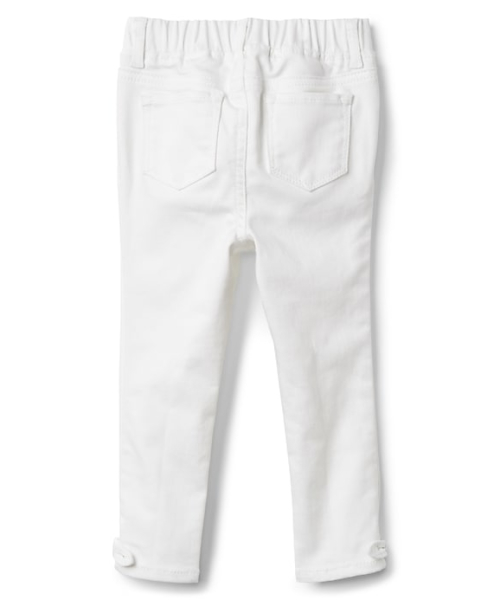 GAP（ギャップ）の「Gap フェイバリットジェギンス（タイカフス）（デニムパンツ・キッズ・ホワイト・90cm/110cm/95cm/105cm/100cm/80ｃｍ）」の3枚目の写真