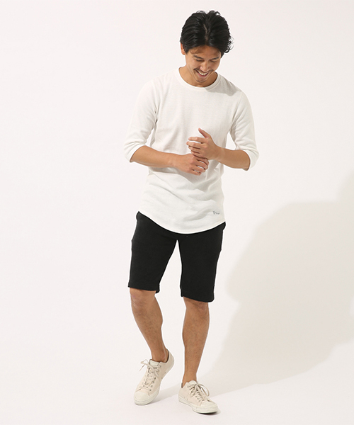 AZUL by moussy（アズールバイマウジー）の「ループパイルショーツ（その他パンツ・メンズ・ネイビー/ブラック・LARGE/MEDIUM/SMALL）」の6枚目の写真