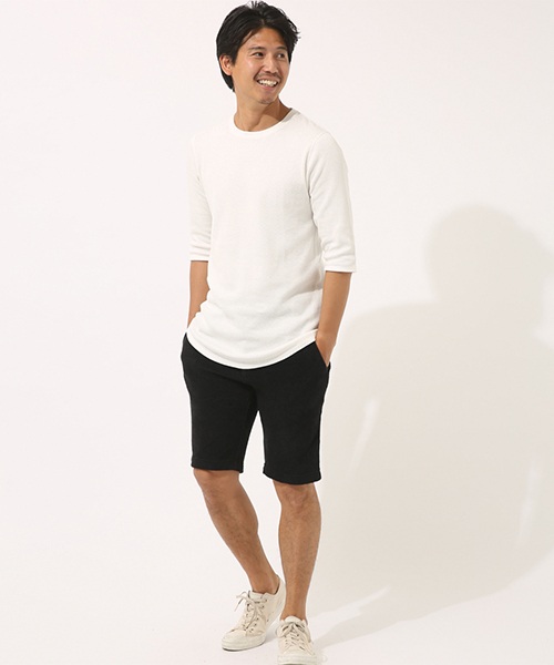 AZUL by moussy（アズールバイマウジー）の「ループパイルショーツ（その他パンツ・メンズ・ネイビー/ブラック・LARGE/MEDIUM/SMALL）」の7枚目の写真