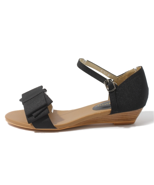 ORiental TRaffic(オリエンタルトラフィック)の「★スクエアリボンサンダル★3212(サンダル・レディース・ブラウン/ネイビー/ブラック/ピンク・MEDIUM/LL/LARGE/SMALL)」の5枚目の写真