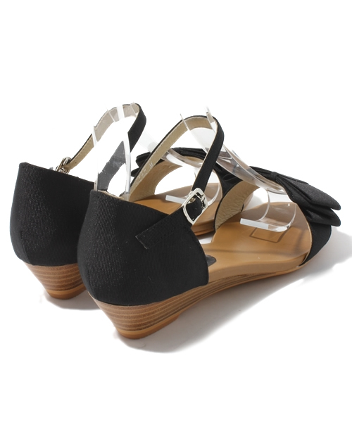 ORiental TRaffic(オリエンタルトラフィック)の「★スクエアリボンサンダル★3212(サンダル・レディース・ブラウン/ネイビー/ブラック/ピンク・MEDIUM/LL/LARGE/SMALL)」の7枚目の写真