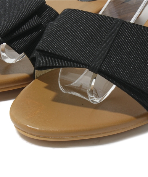 ORiental TRaffic(オリエンタルトラフィック)の「★スクエアリボンサンダル★3212(サンダル・レディース・ブラウン/ネイビー/ブラック/ピンク・MEDIUM/LL/LARGE/SMALL)」の9枚目の写真