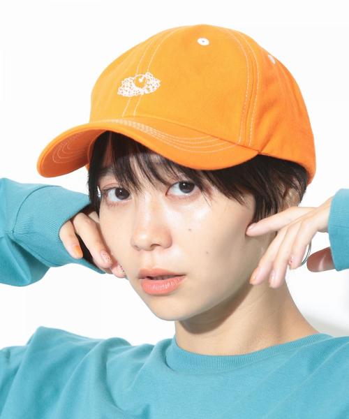 FRUIT OF THE LOOM（フルーツオブザルーム）の「FRUIT OF THE LOOM(フルーツ オブ ザ ルーム)別注6パネルキャップ（キャップ・メンズ・ターコイズブルー/ホワイト/レッド/オレンジ・FREE）」の4枚目の写真