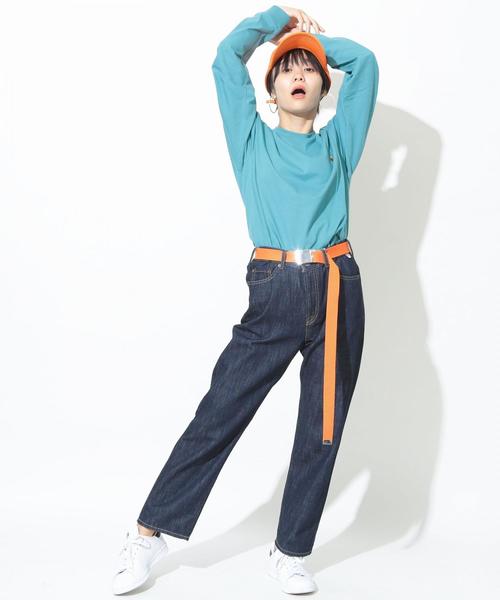 FRUIT OF THE LOOM（フルーツオブザルーム）の「FRUIT OF THE LOOM(フルーツ オブ ザ ルーム)別注6パネルキャップ（キャップ・メンズ・ターコイズブルー/ホワイト/レッド/オレンジ・FREE）」の6枚目の写真